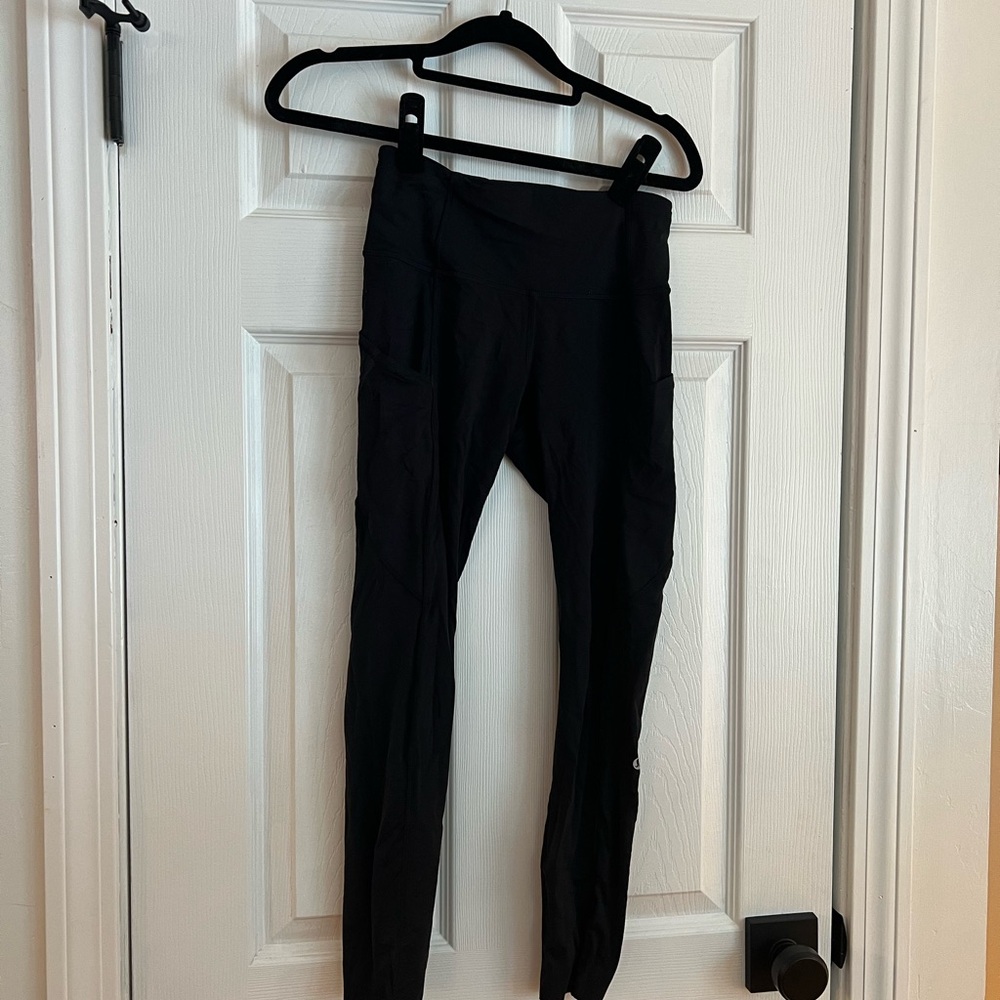 Black Leggings with Side Pockets